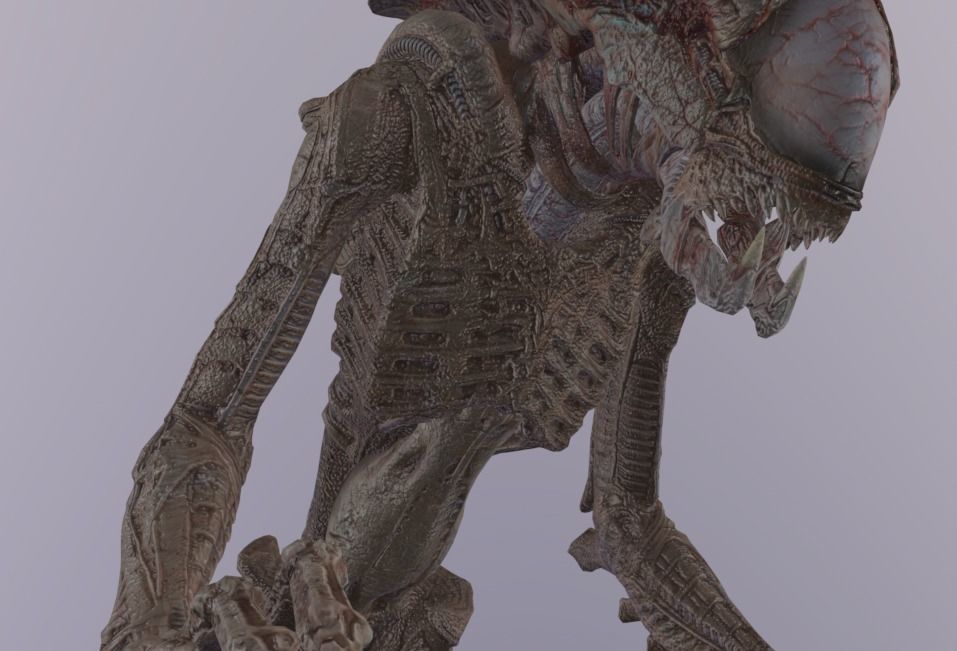 Alien Titan Rigged Low-poly 3D model_7
