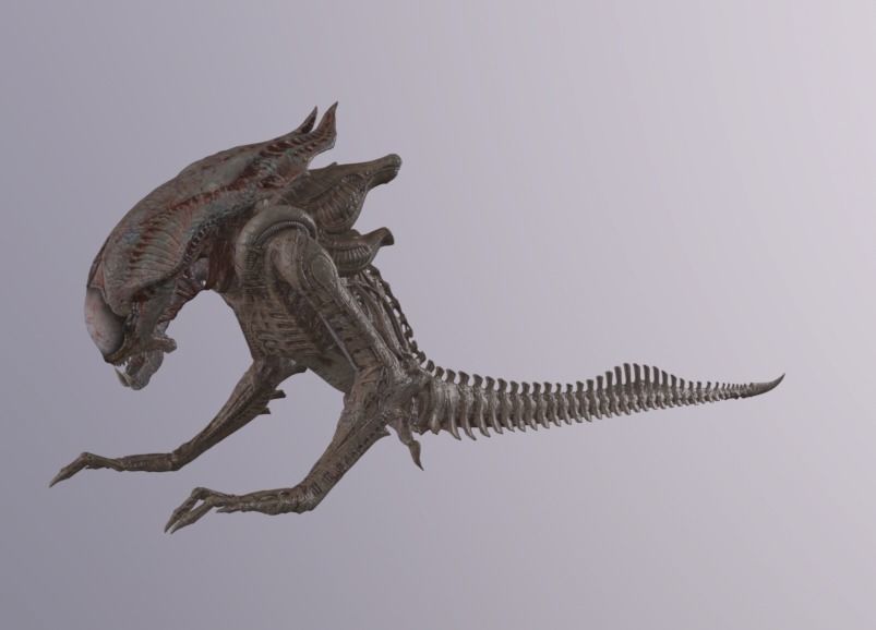 Alien Titan Rigged Low-poly 3D model_2