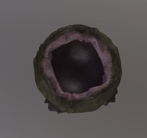 Alien Egg Rigged Low-poly 3D model_4