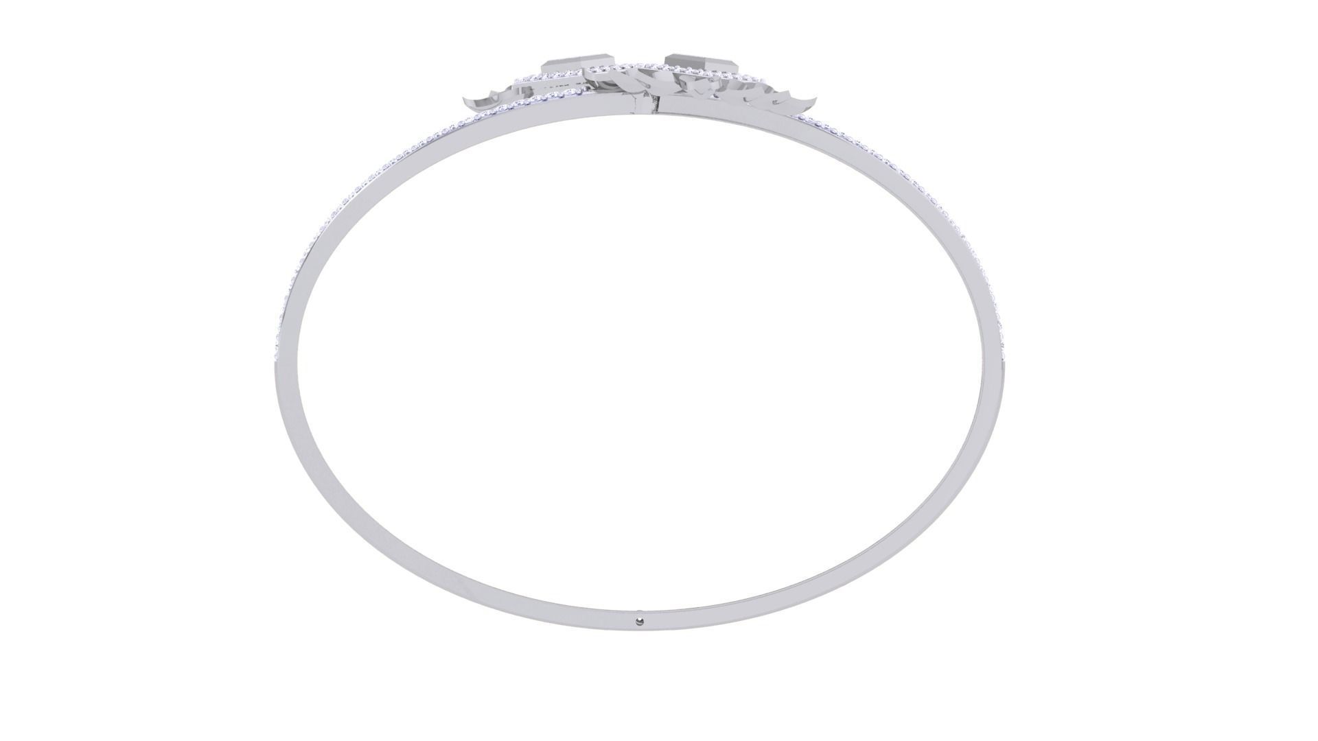 Bi Wild Flowers High Jewelry Italian Diamond Bracelets 3dm stl 3D print model_11