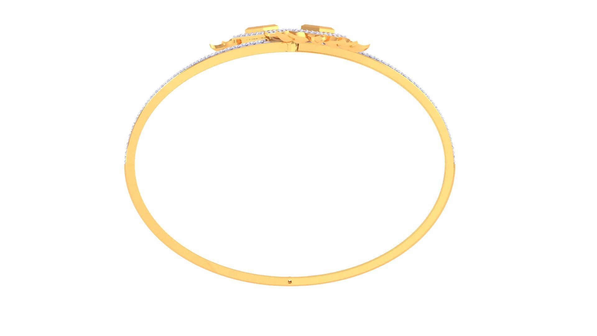 Bi Wild Flowers High Jewelry Italian Diamond Bracelets 3dm stl 3D print model_10