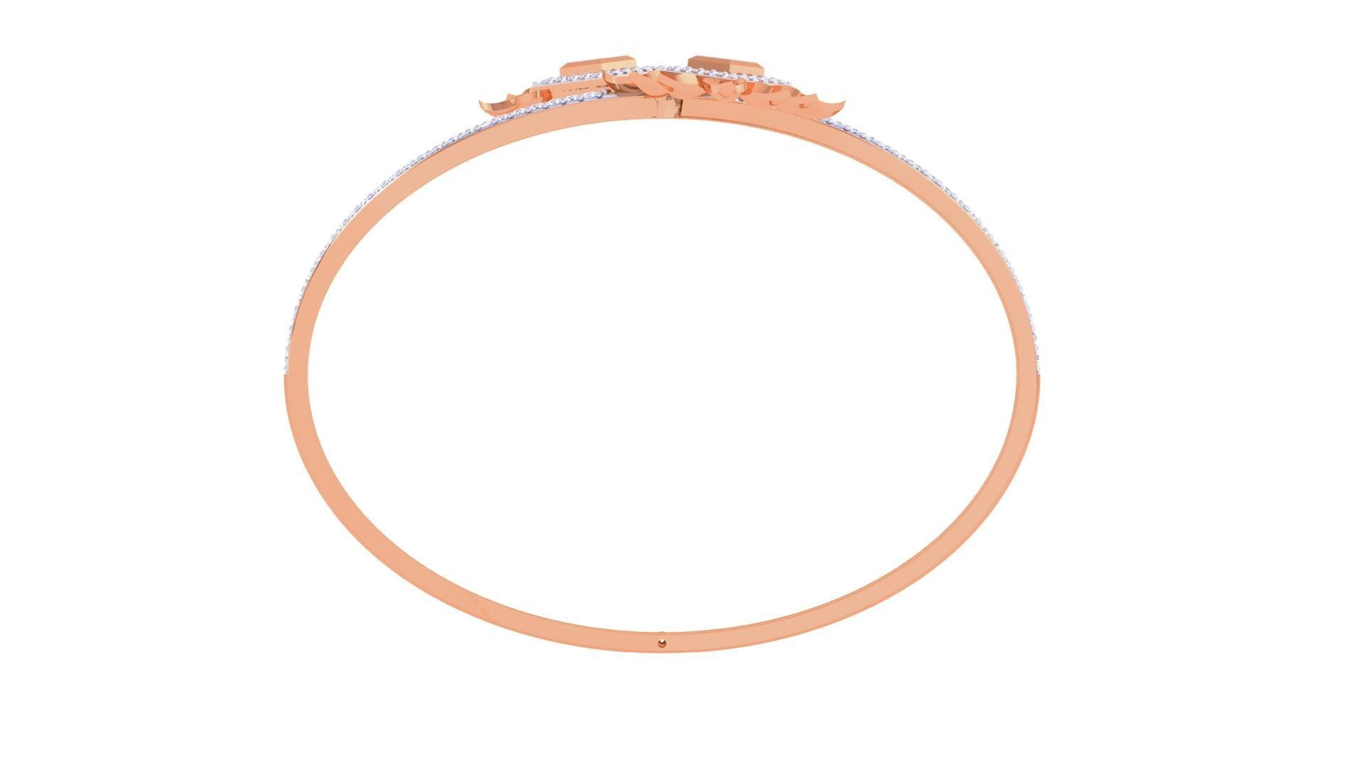 Bi Wild Flowers High Jewelry Italian Diamond Bracelets 3dm stl 3D print model_12