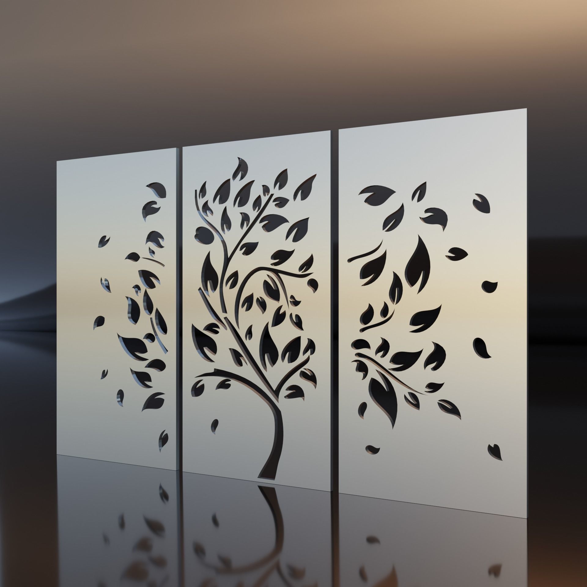 Ornament Panel Pack 3D model_1