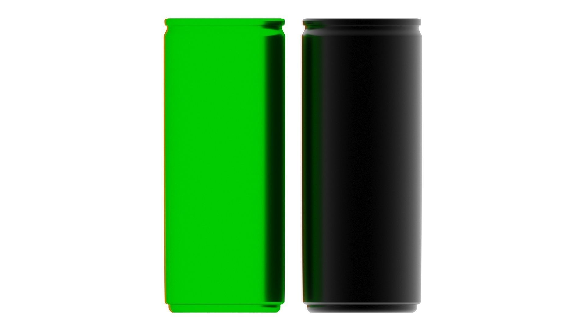 Colored Soda Cans Set 3D model_22