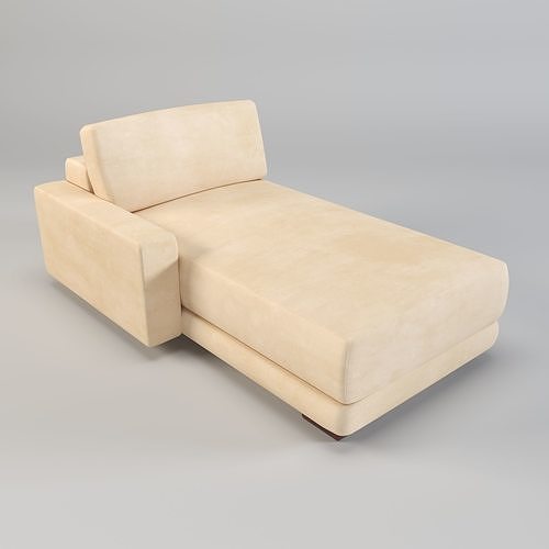 Sectional sofa - Horizon sofa - Corner sofa Low-poly 3D model