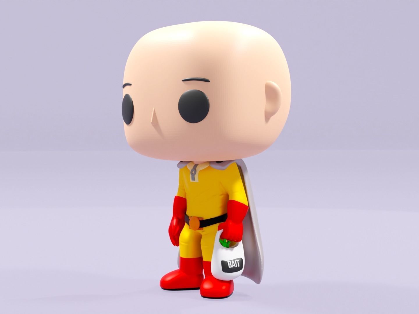 One Punch Man Funko pop 3D print model_5