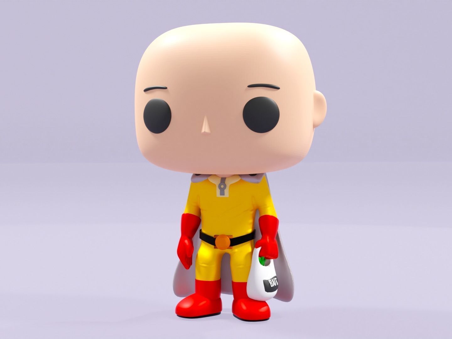 One Punch Man Funko pop 3D print model_6