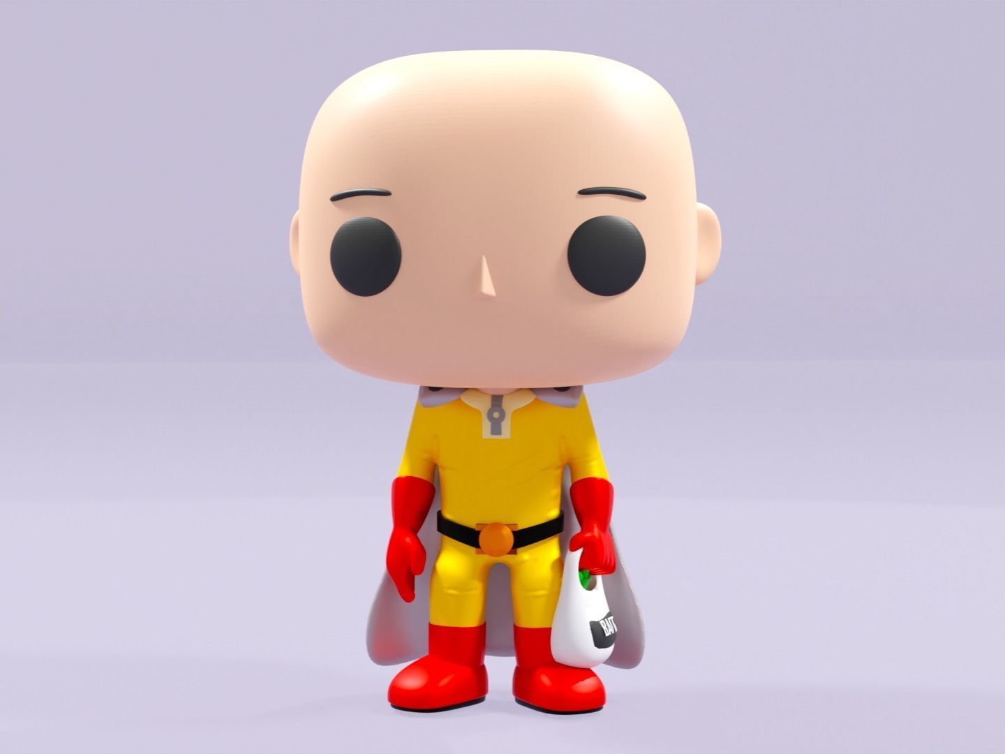One Punch Man Funko pop 3D print model_7