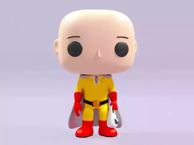 One Punch Man Funko pop 3D print model