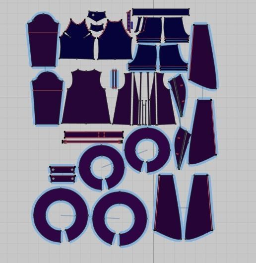 Rose model 3D model_8