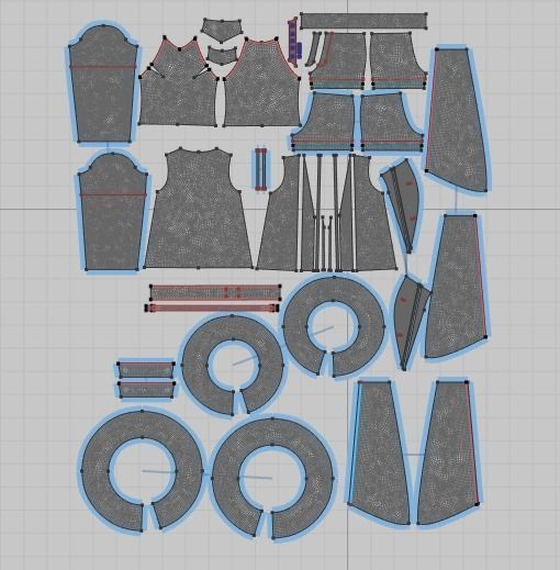 Rose model 3D model_9