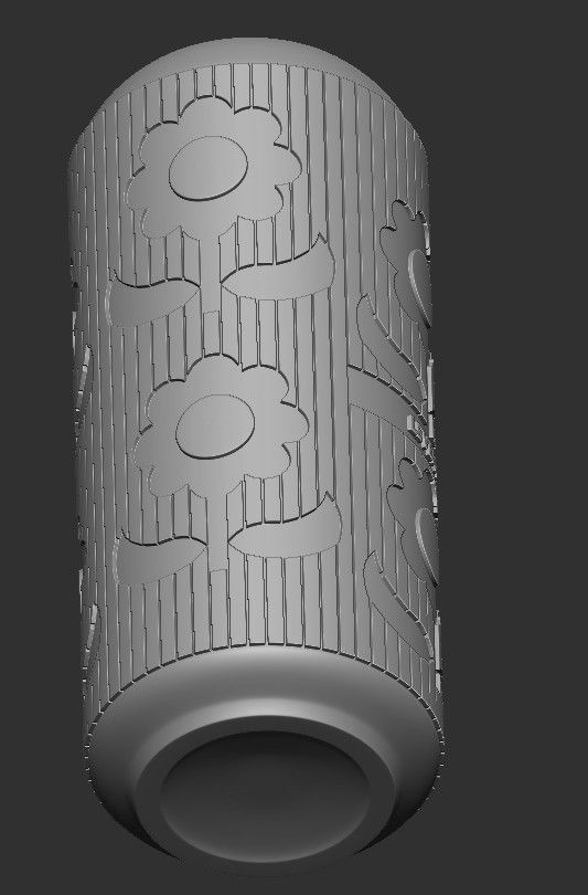 Flower Vase Beer 3D print model_2