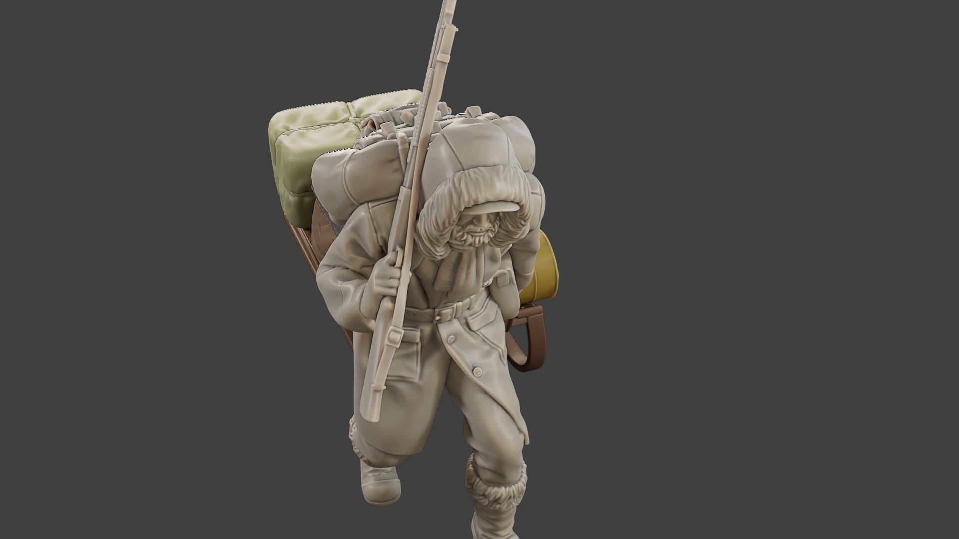 Post-Apocalyptic Male PAM1 001 3D print model_19