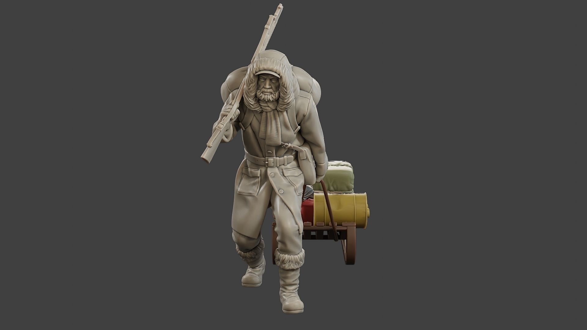 Post-Apocalyptic Male PAM1 001 3D print model_1
