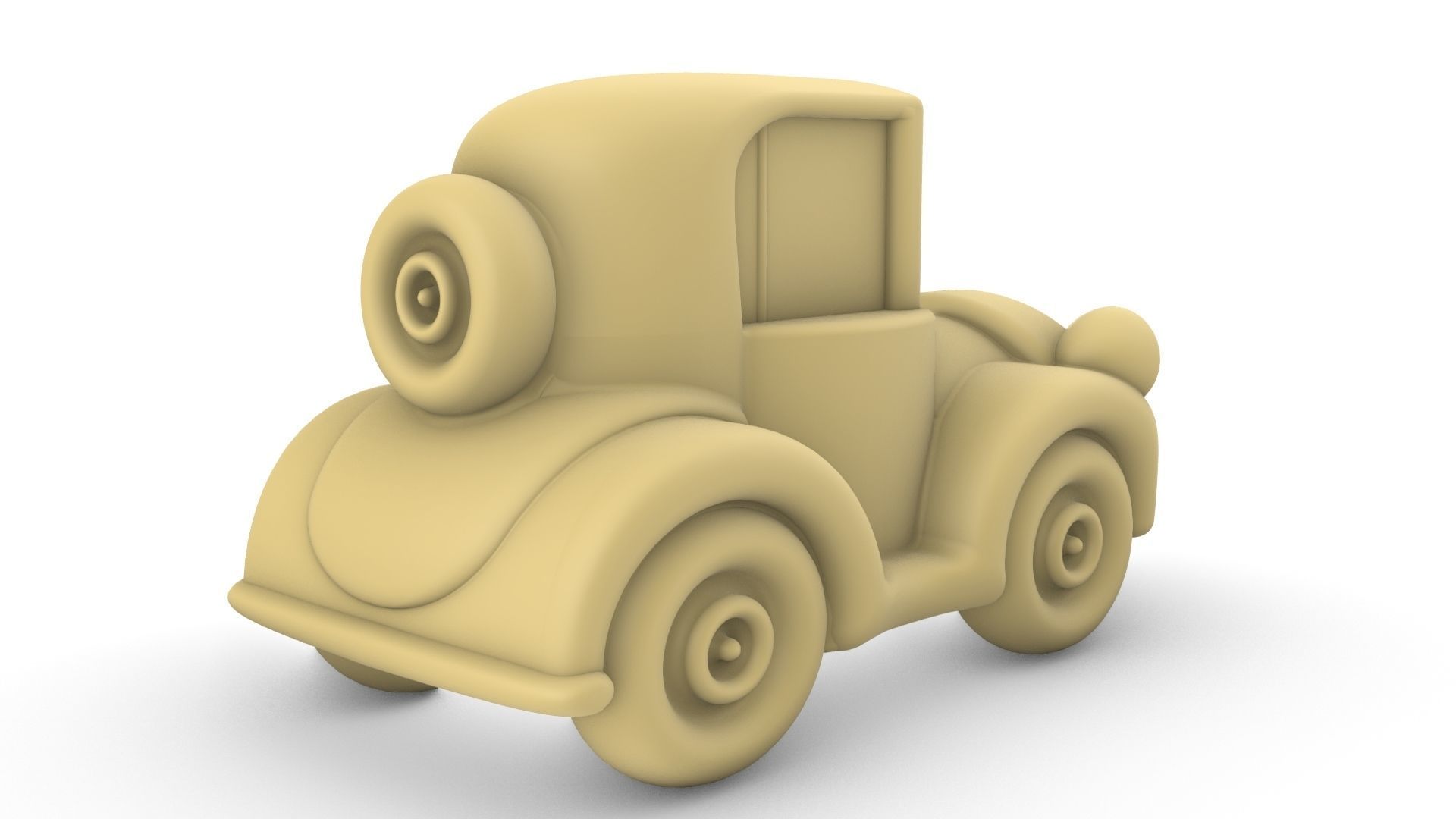 Car classic  3D print model_1