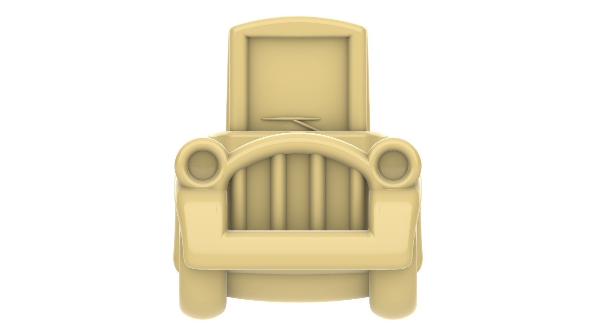 Car classic  3D print model_2