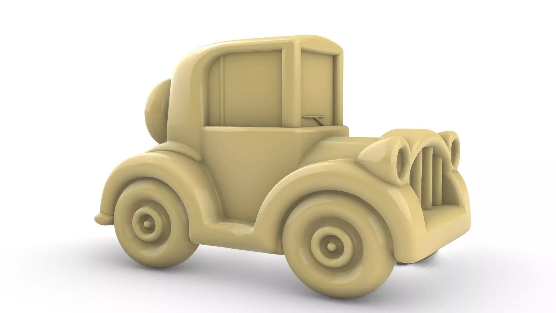 Car classic  3D print model_0
