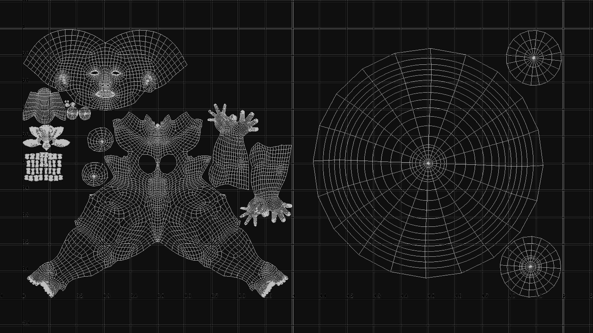 Muscular Male n Female Basemesh 3D Model Collection_9