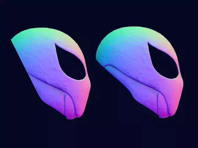 Marvel Spider-Man 2 Symbiote Helmet - 3MODELS KIT