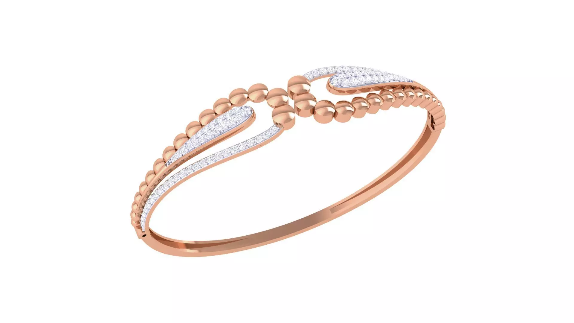 Beads Balls High Jewelry Italian Diamond Bracelets 3dm stl obj 3D print model_0