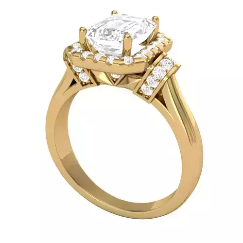 Engagement ring  3D print model