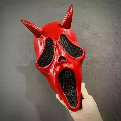 Demon Ghost Face Mask from Dead by Daylight - Halloween Cosplay 3D print model