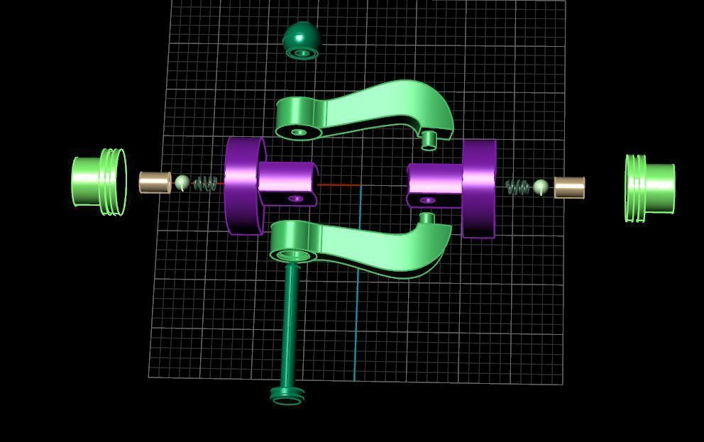 Fred Force Large bracelet 3D print model_5