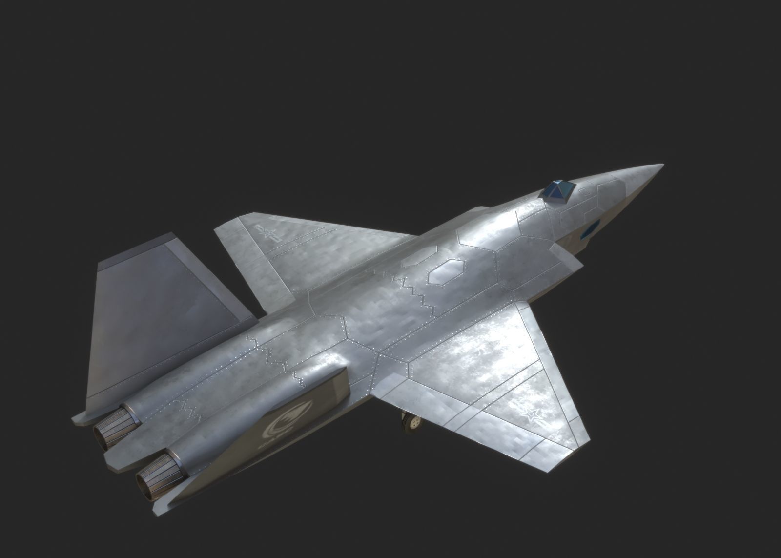 3D model Chinese Air Force CASC FH97A UAV VR / AR / low-poly | CGTrader