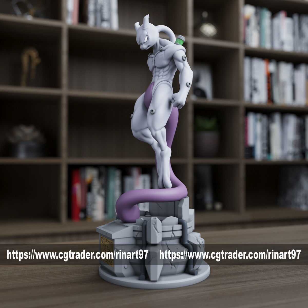 mewtwo awakens in Laboratory Capsule 3D print model_4