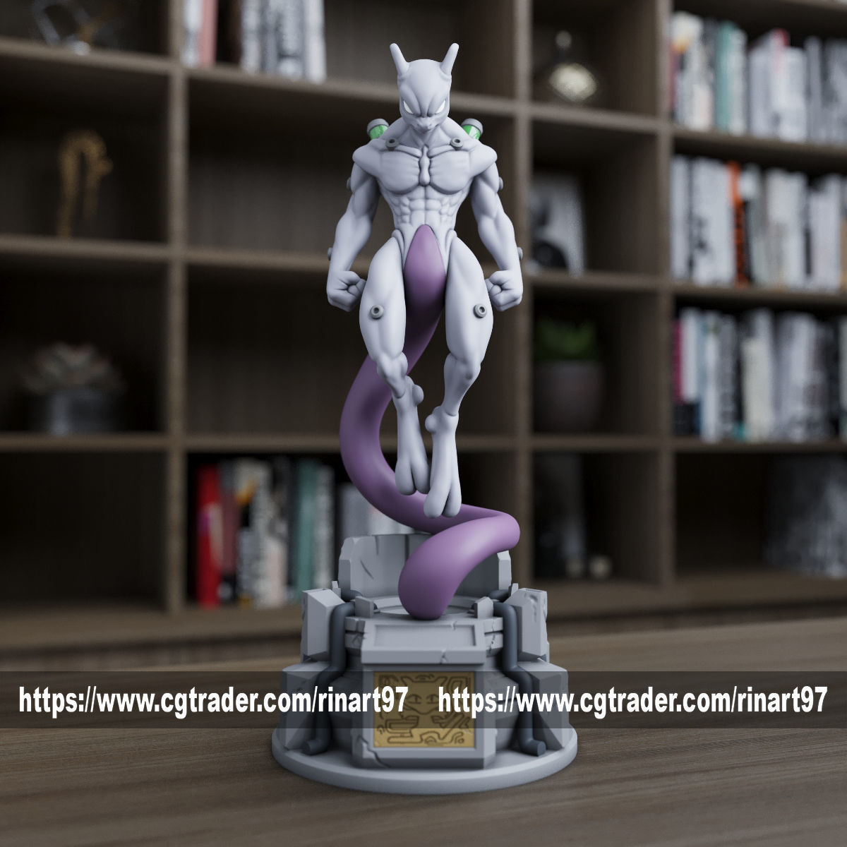 mewtwo awakens in Laboratory Capsule 3D print model_8