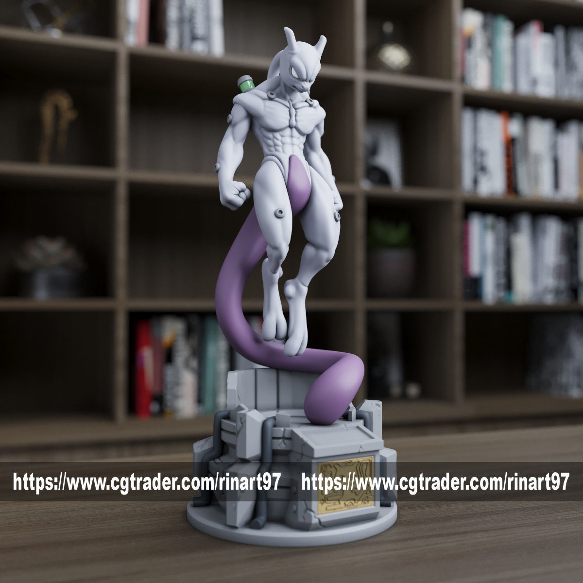 mewtwo awakens in Laboratory Capsule 3D print model_10