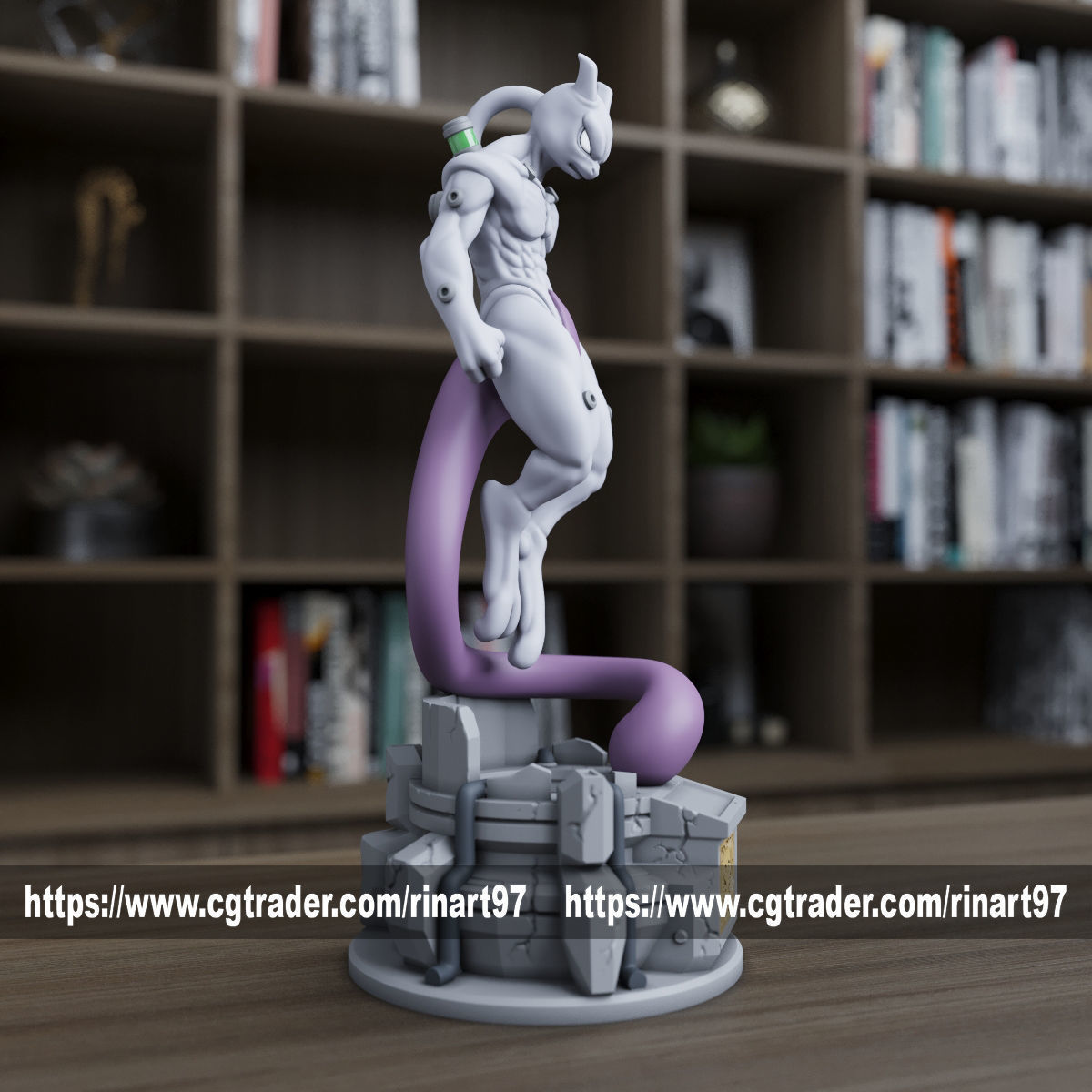 mewtwo awakens in Laboratory Capsule 3D print model_16
