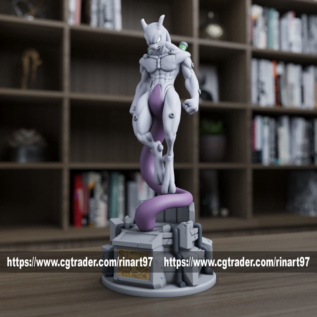 mewtwo awakens in Laboratory Capsule 3D print model_7