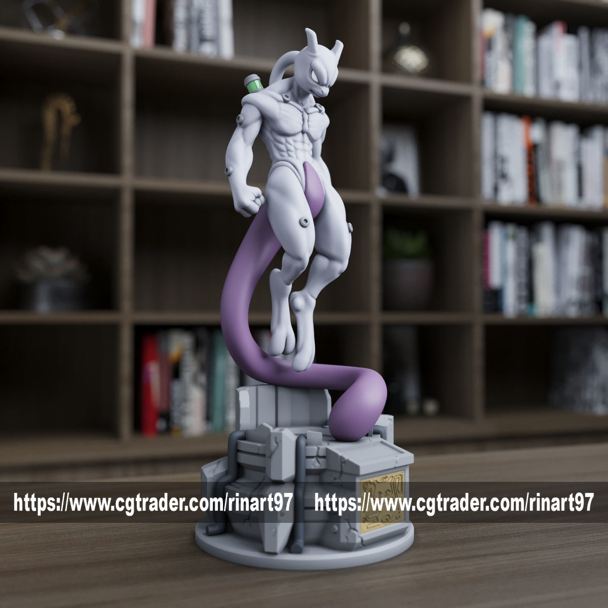 mewtwo awakens in Laboratory Capsule 3D print model_11