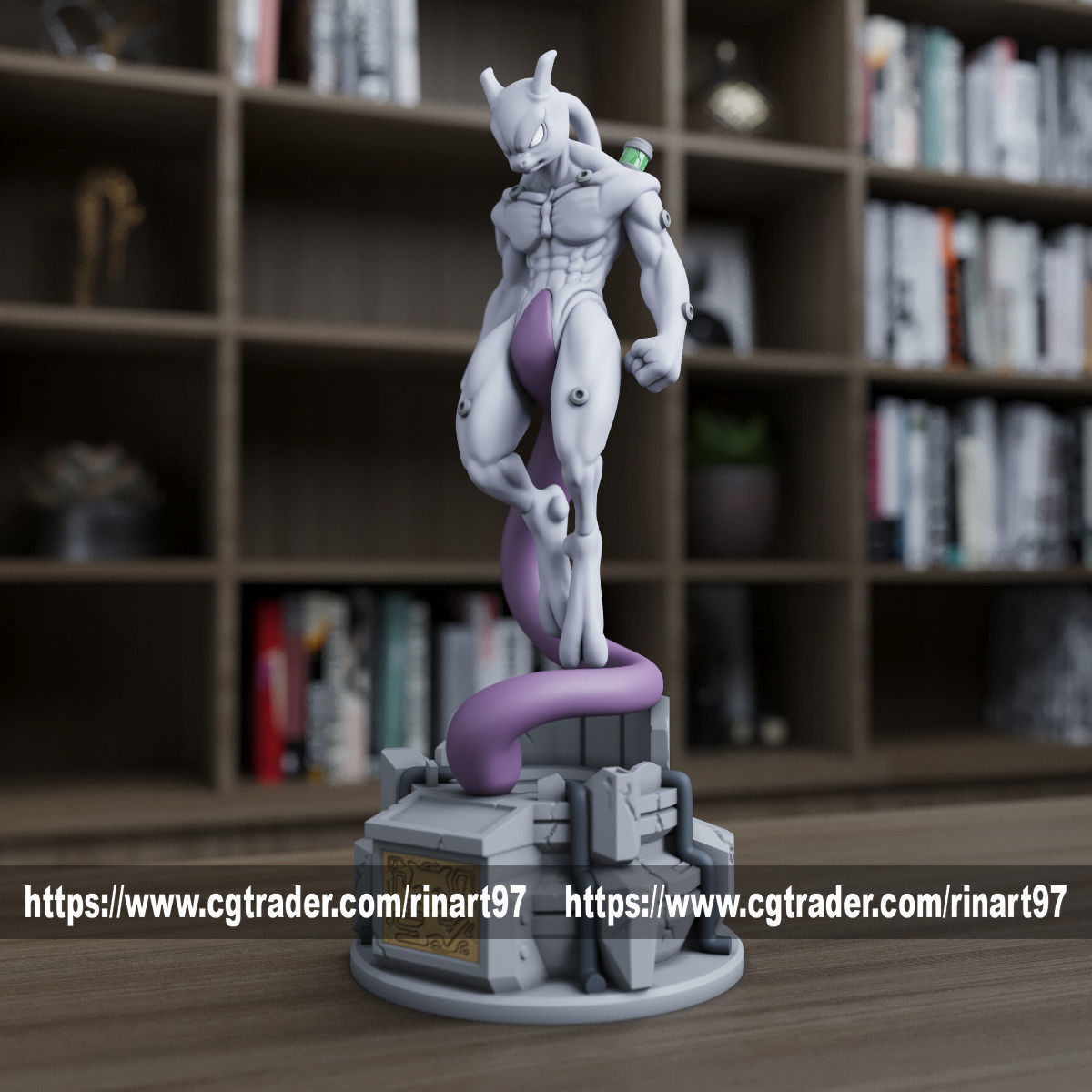 mewtwo awakens in Laboratory Capsule 3D print model_6