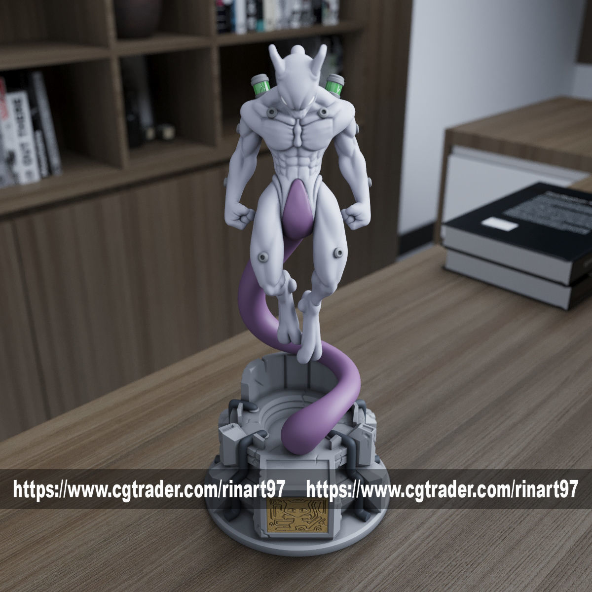 mewtwo awakens in Laboratory Capsule 3D print model_13