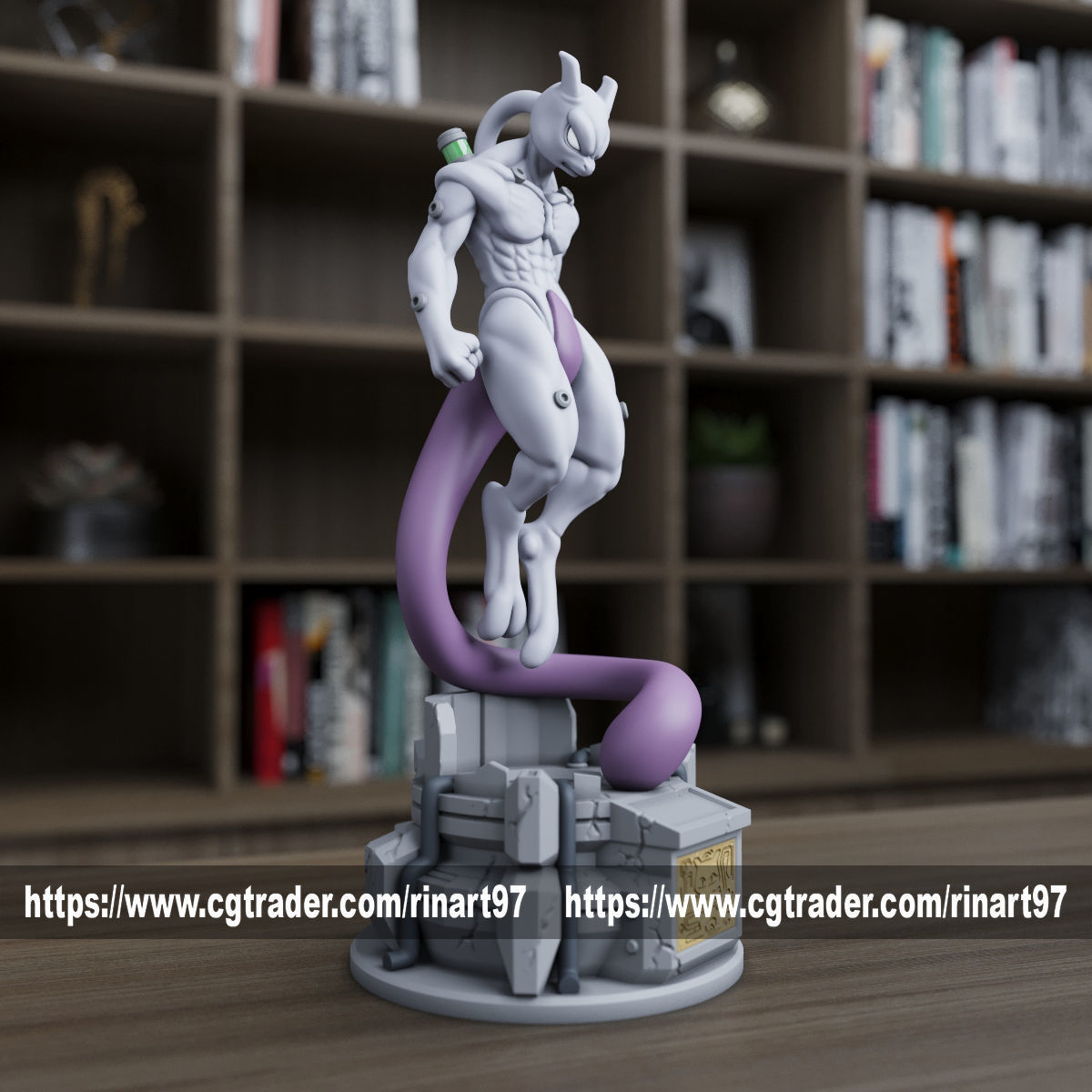 mewtwo awakens in Laboratory Capsule 3D print model_14