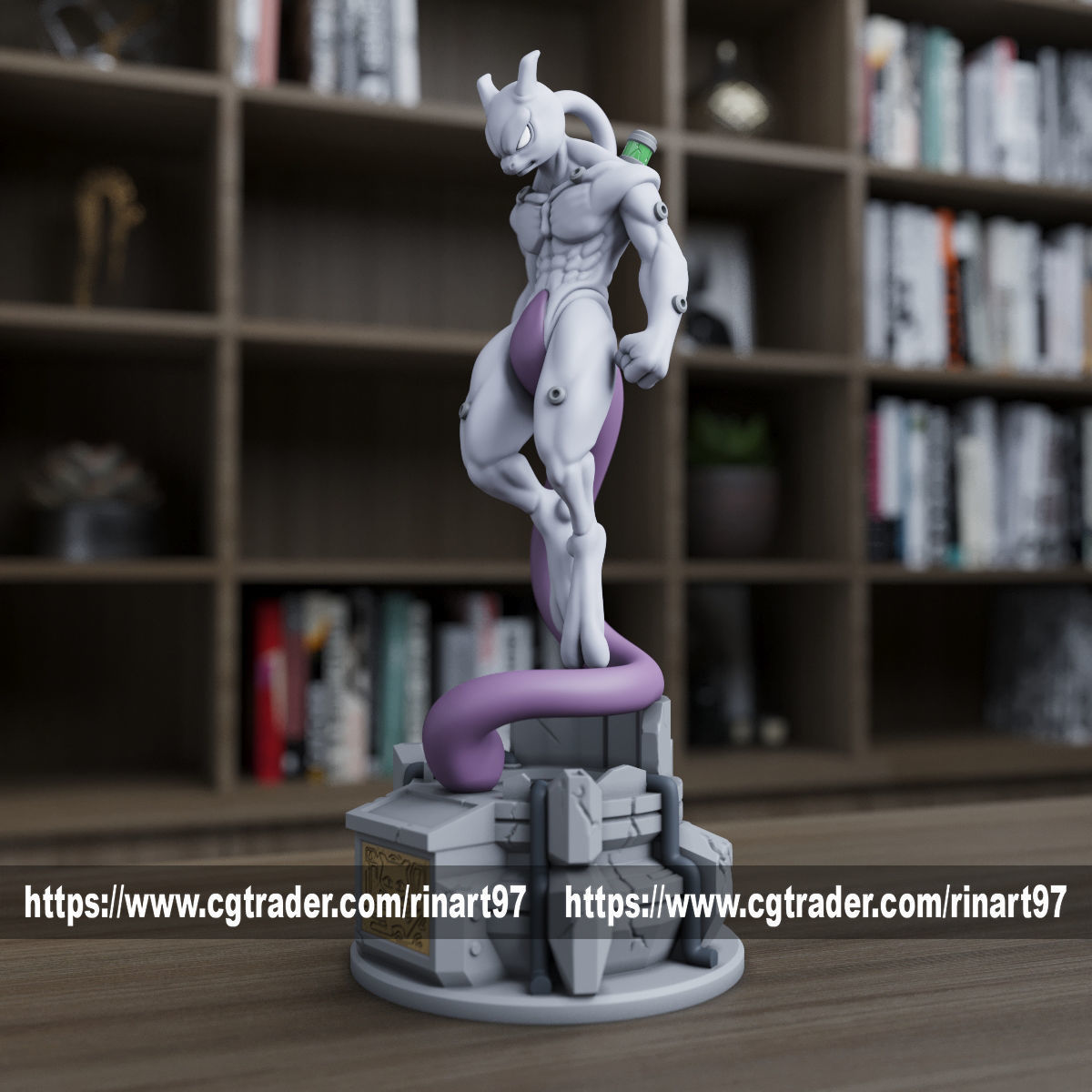 mewtwo awakens in Laboratory Capsule 3D print model_5