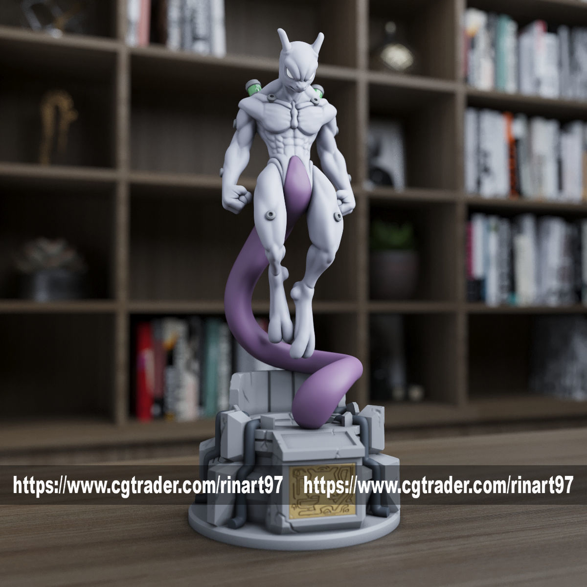 mewtwo awakens in Laboratory Capsule 3D print model_9