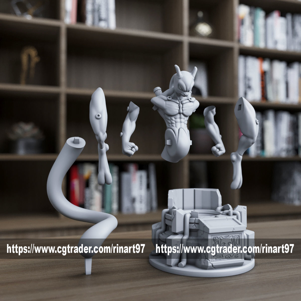 mewtwo awakens in Laboratory Capsule 3D print model_22