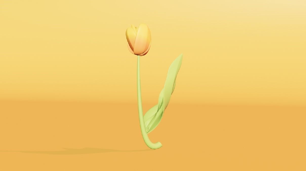 TULIP FLOWER 3D model_1