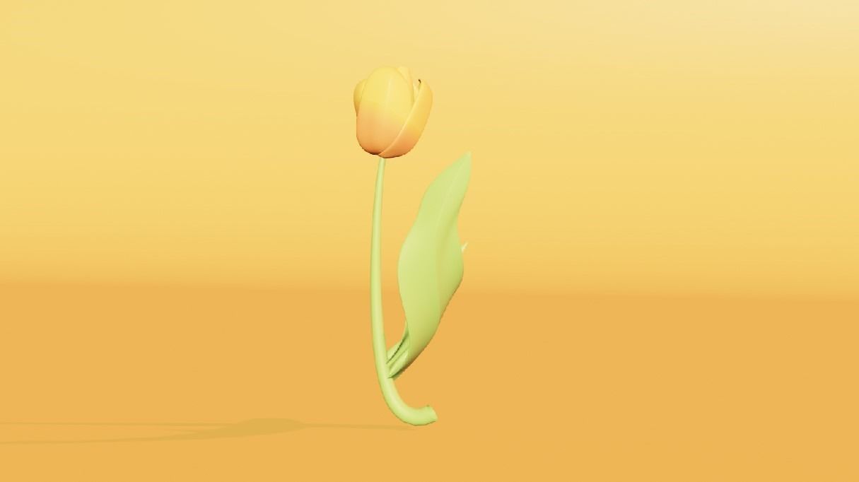 TULIP FLOWER 3D model_2