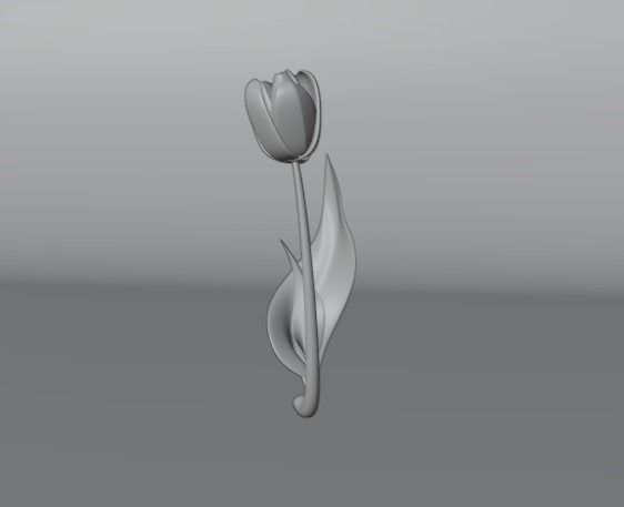TULIP FLOWER 3D model_4