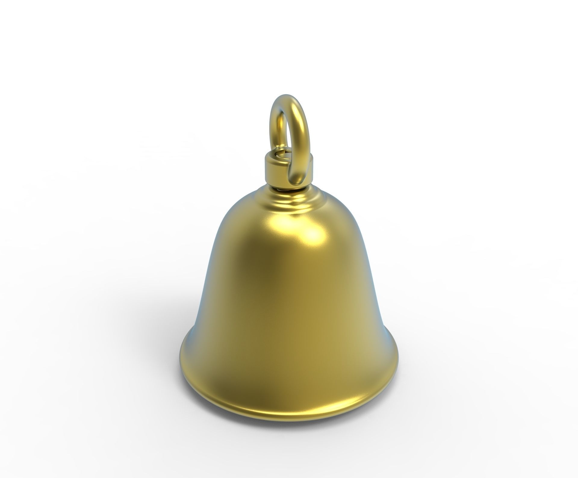 bell pendant 3D print model_4