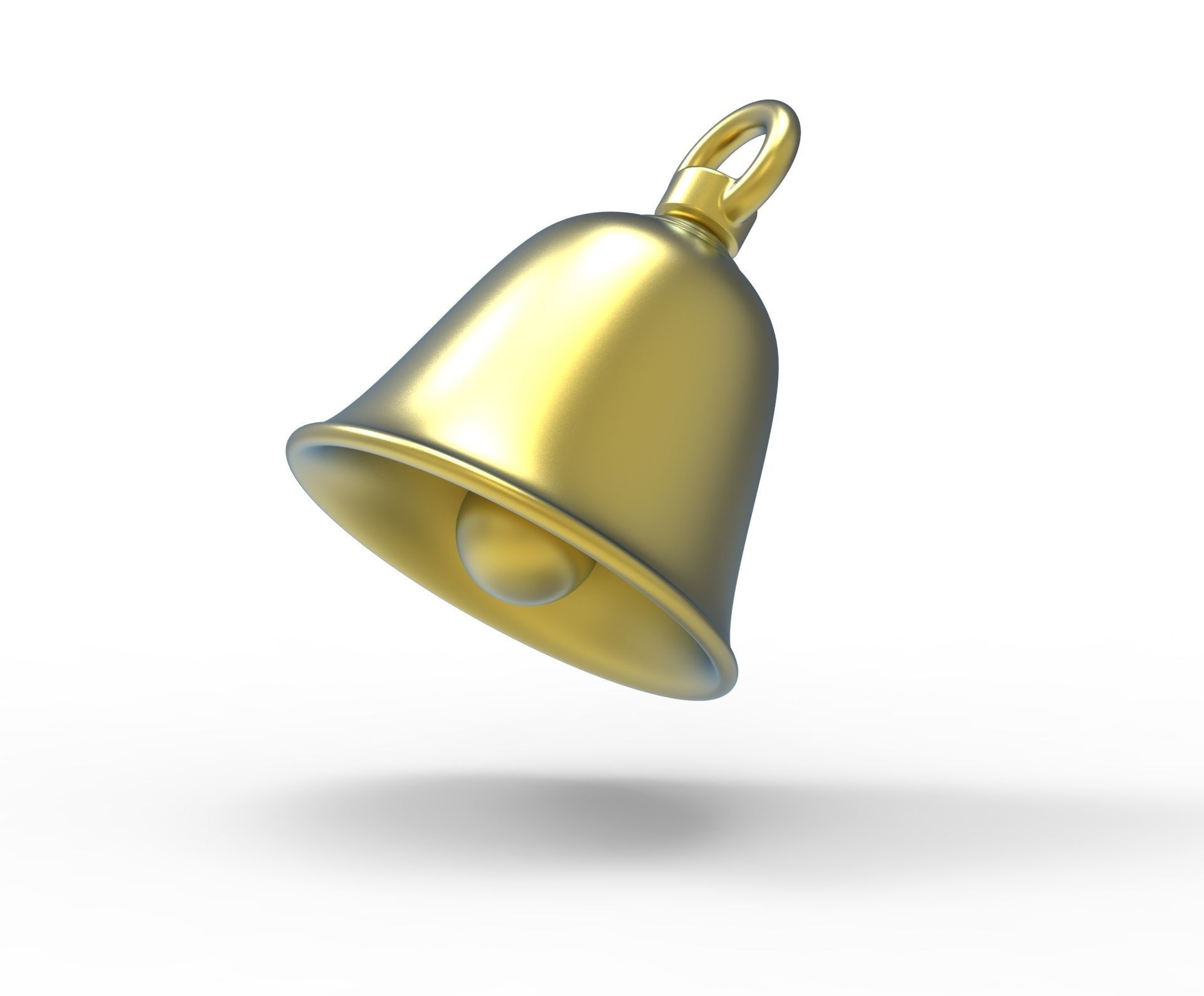 bell pendant 3D print model_9