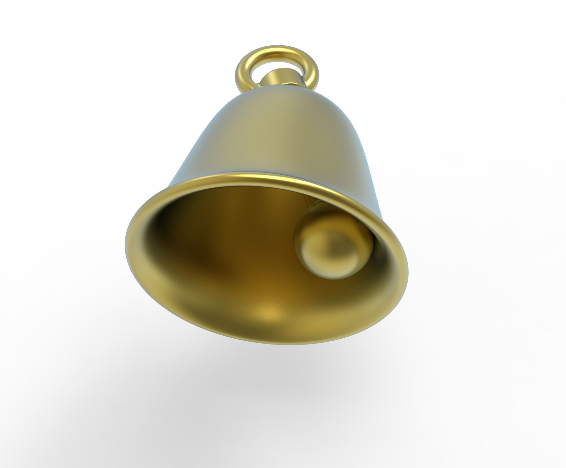 bell pendant 3D print model_1