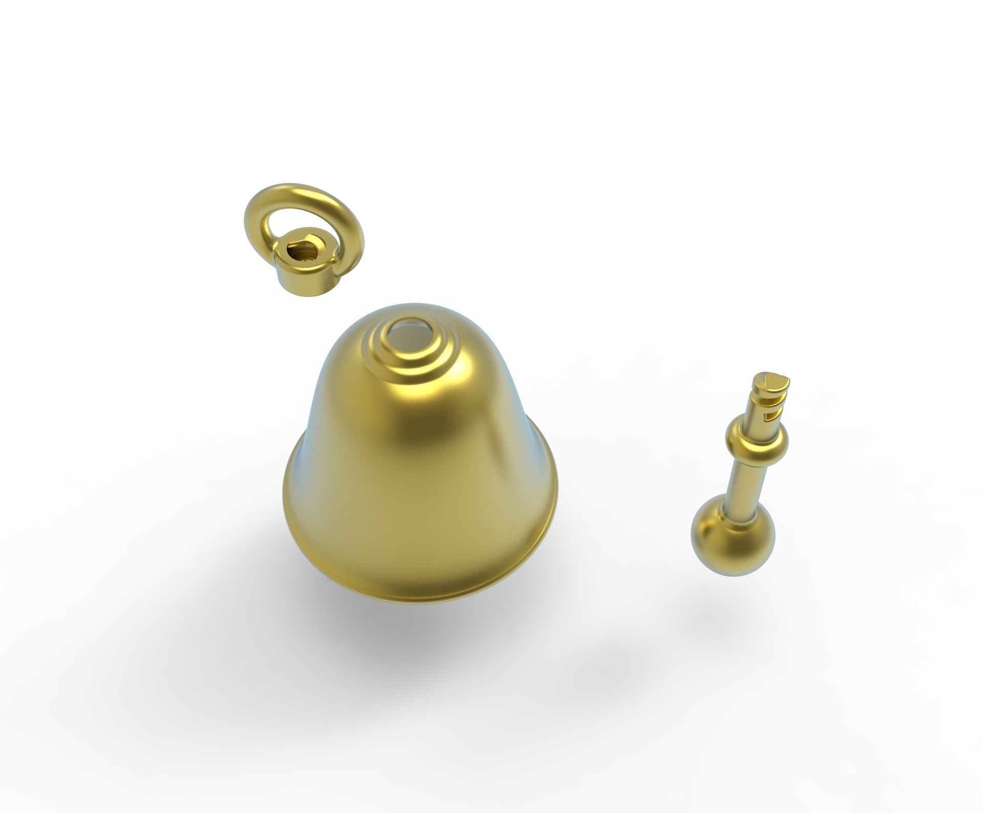 bell pendant 3D print model_24