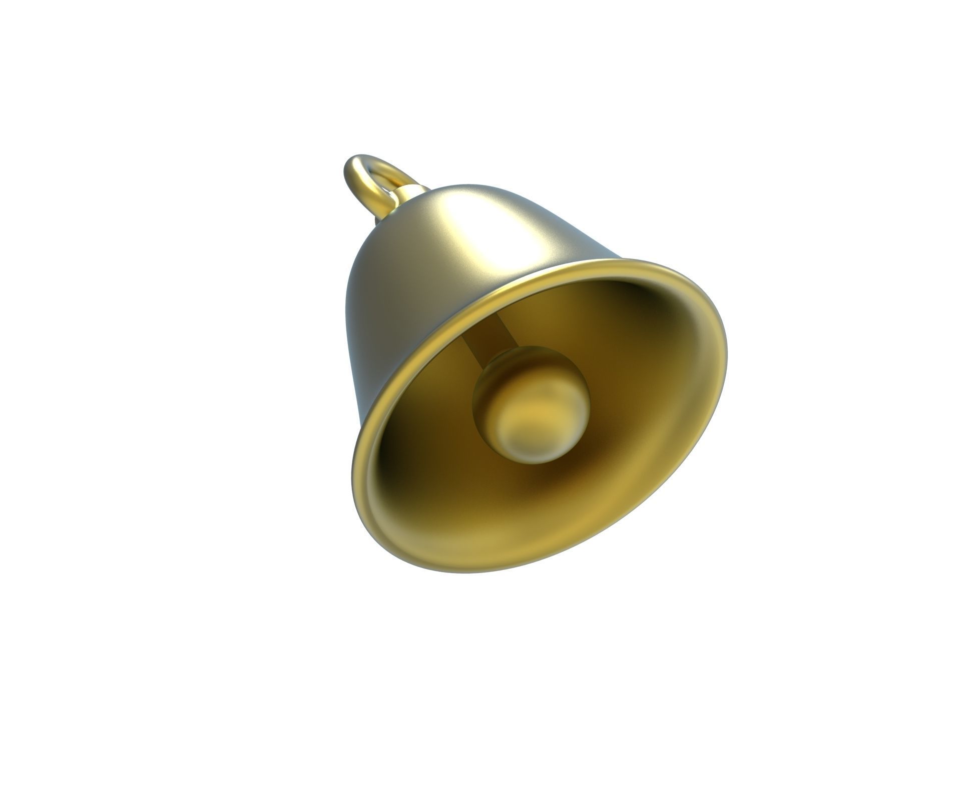 bell pendant 3D print model_12