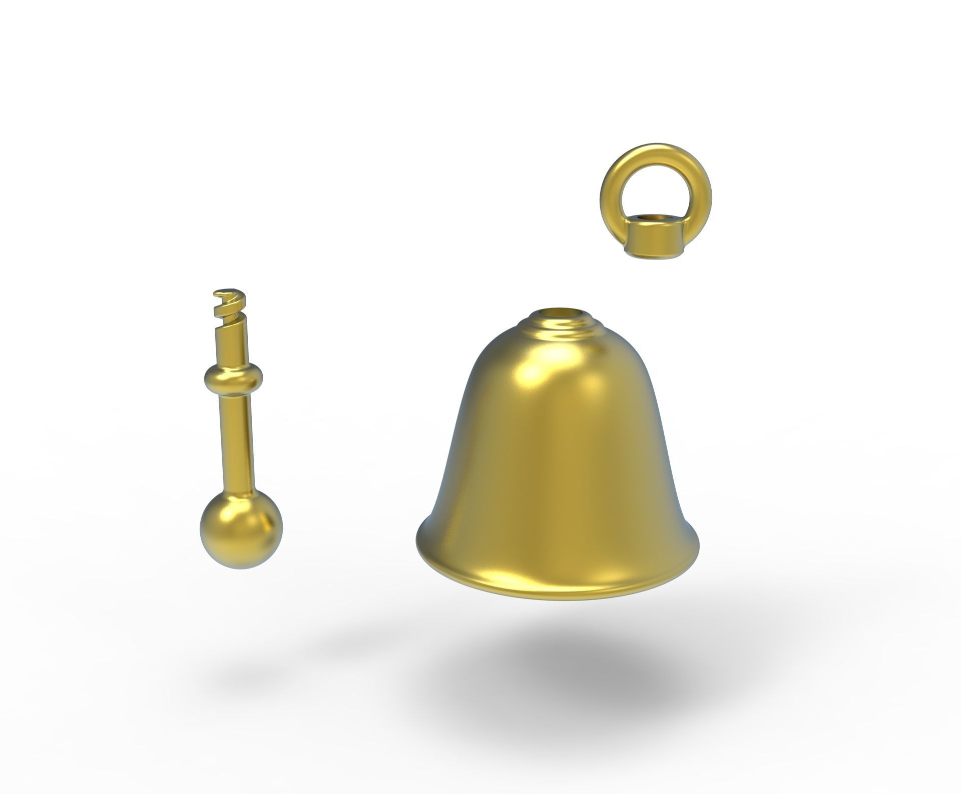 bell pendant 3D print model_21