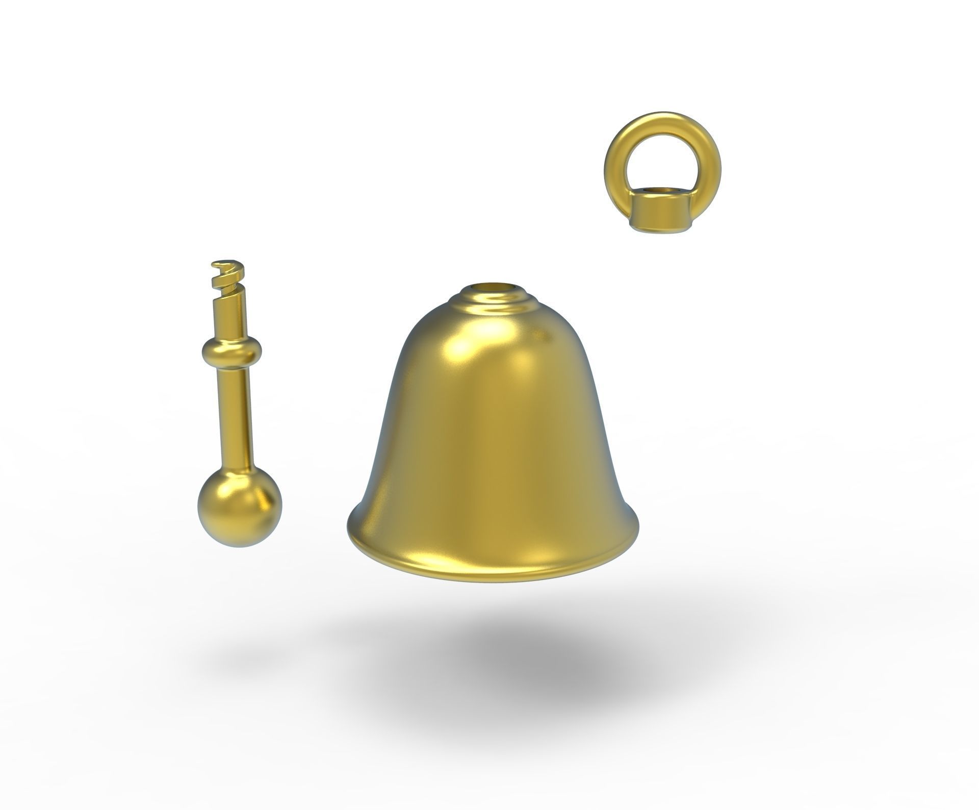 bell pendant 3D print model_27